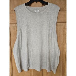 J. Crew Grey 3X Womens Sleeveless Top New‎